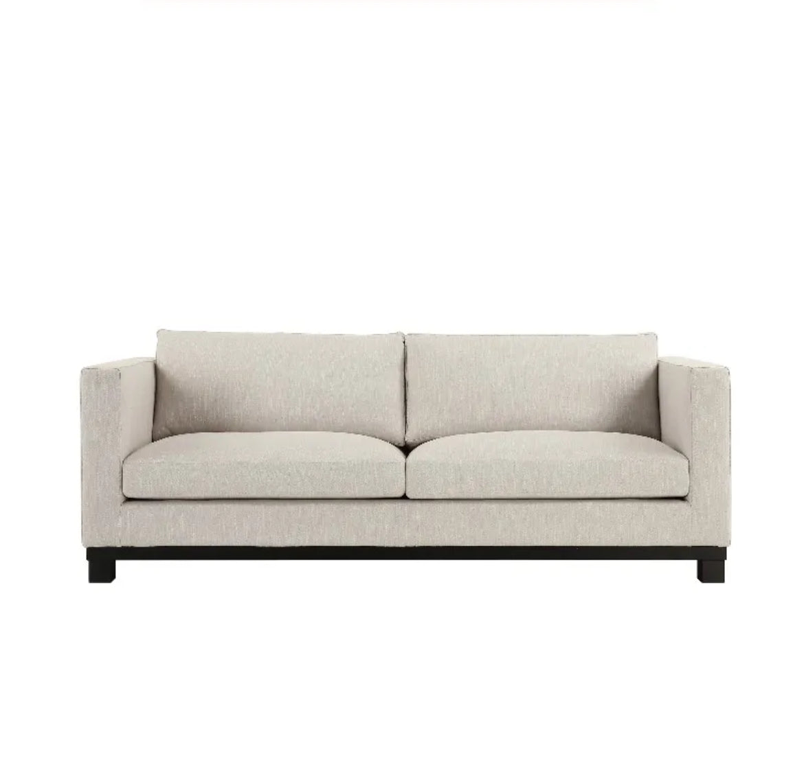Sofa Chicago B227 D90 H77 stoff Lin Sand