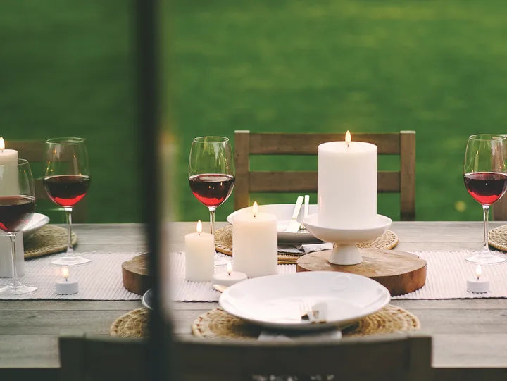 UYUNI telys-maxi Ø 6,1 x 2,2 cm hvit