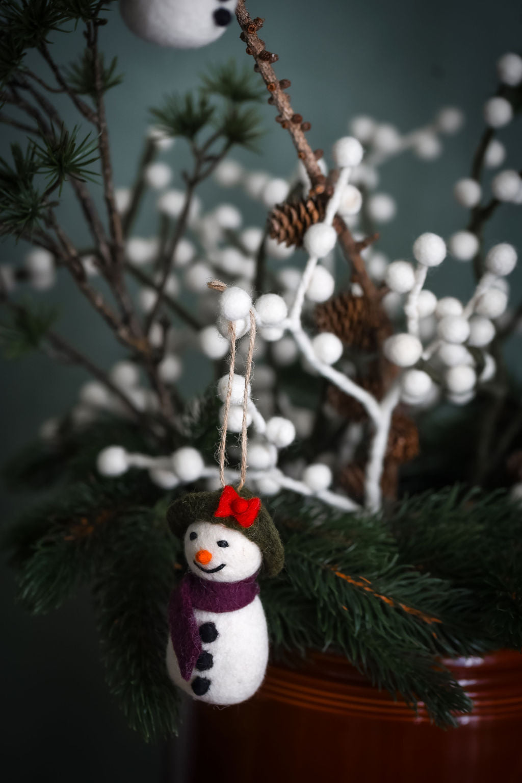 UND Ullfilt Snøtante Mose, 10.5cm