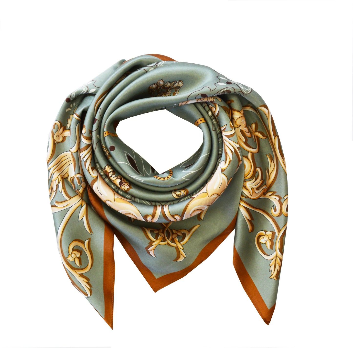 ANE MONE Lola Silkeskjerf, Pale green