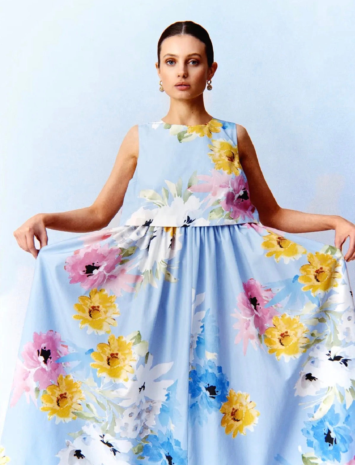BY TIMO Cotton Taffeta Maxi Dress