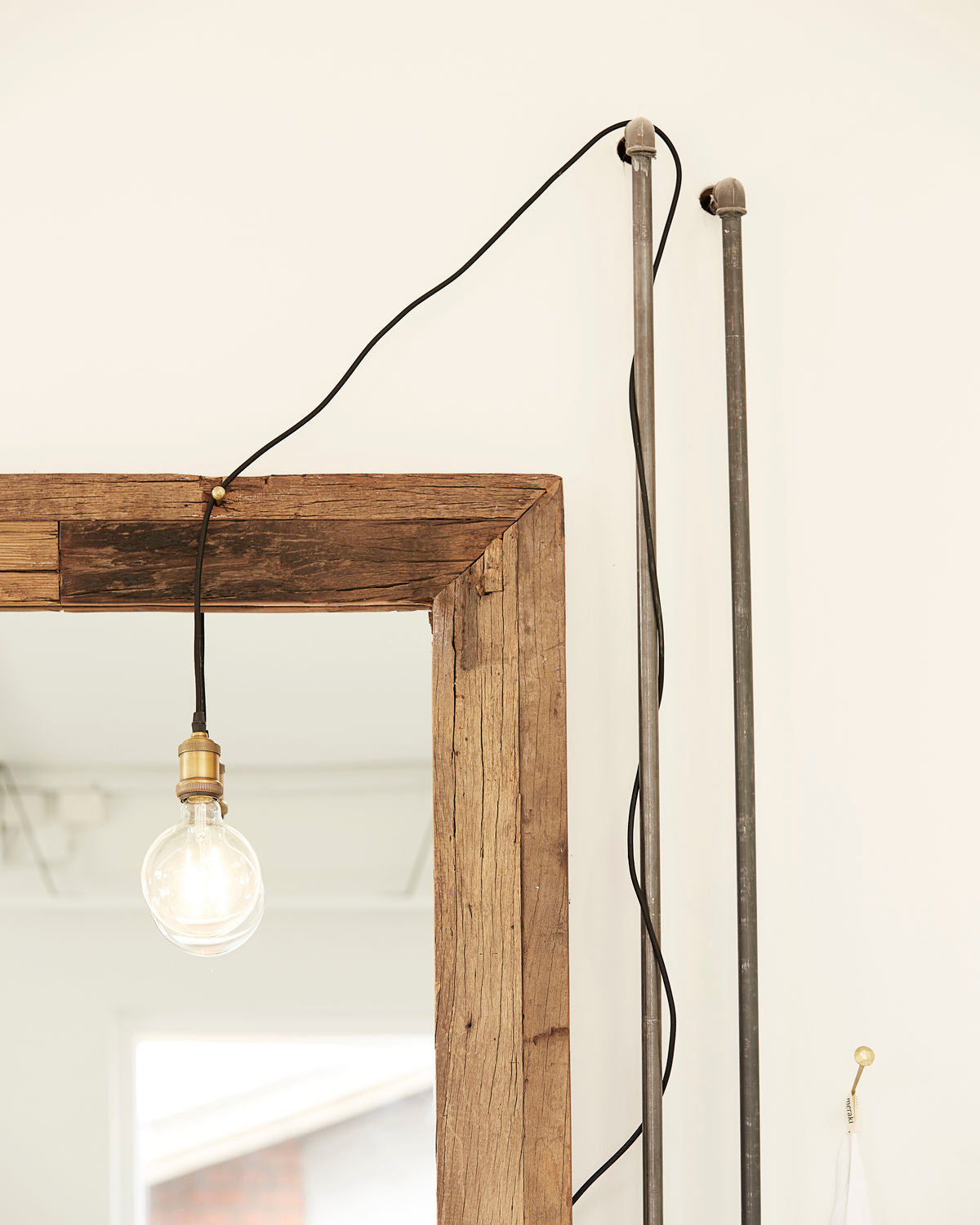 Speil med ramme, HDPure Nature, Natur