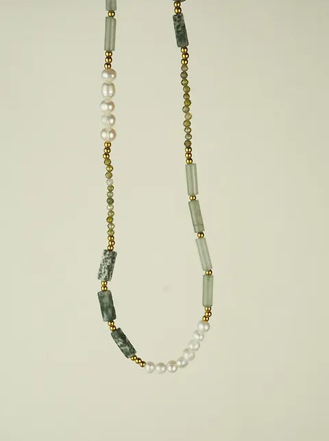 Wahl West Green Pearl Necklace
