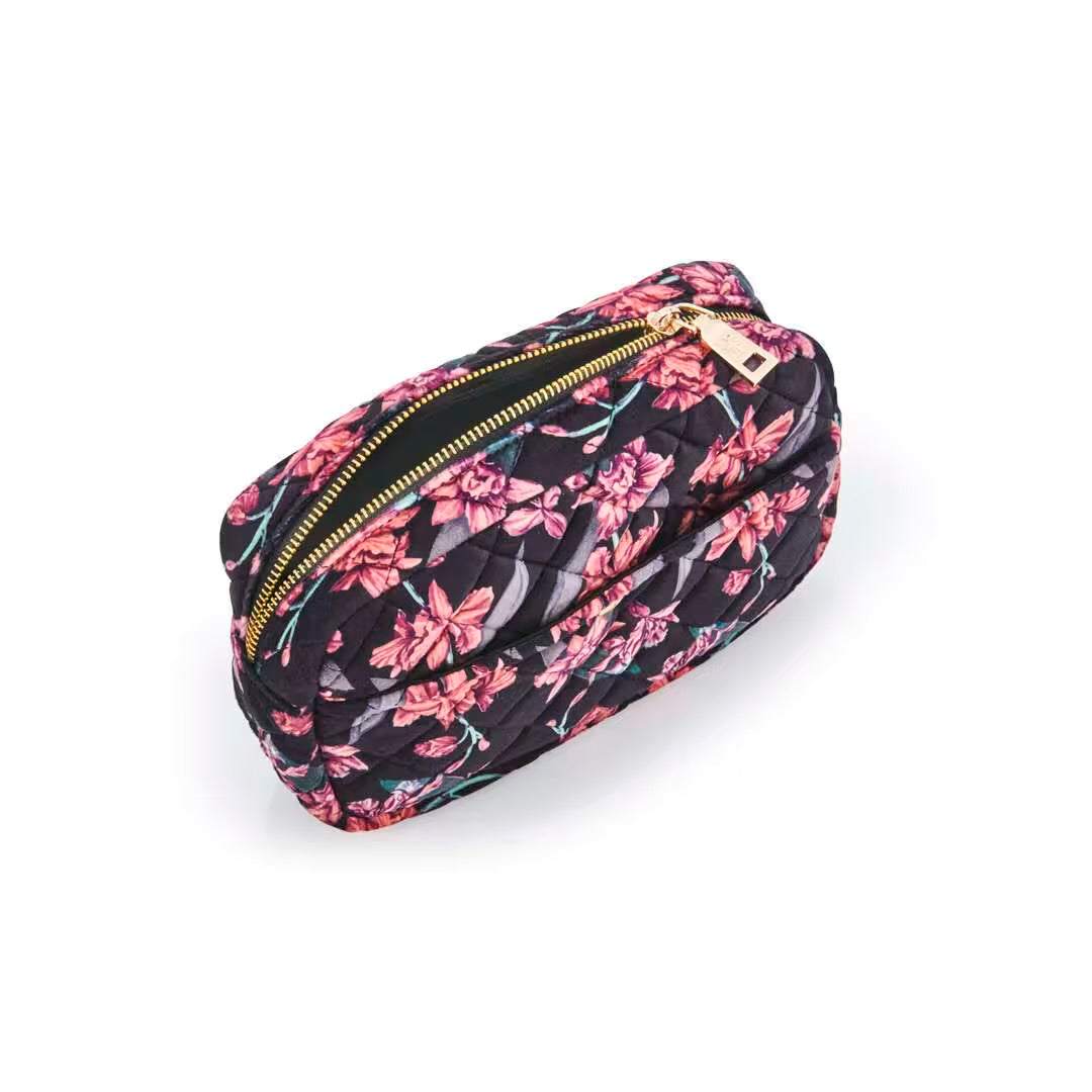 FAN PALM Beauty bag medium, flawless black