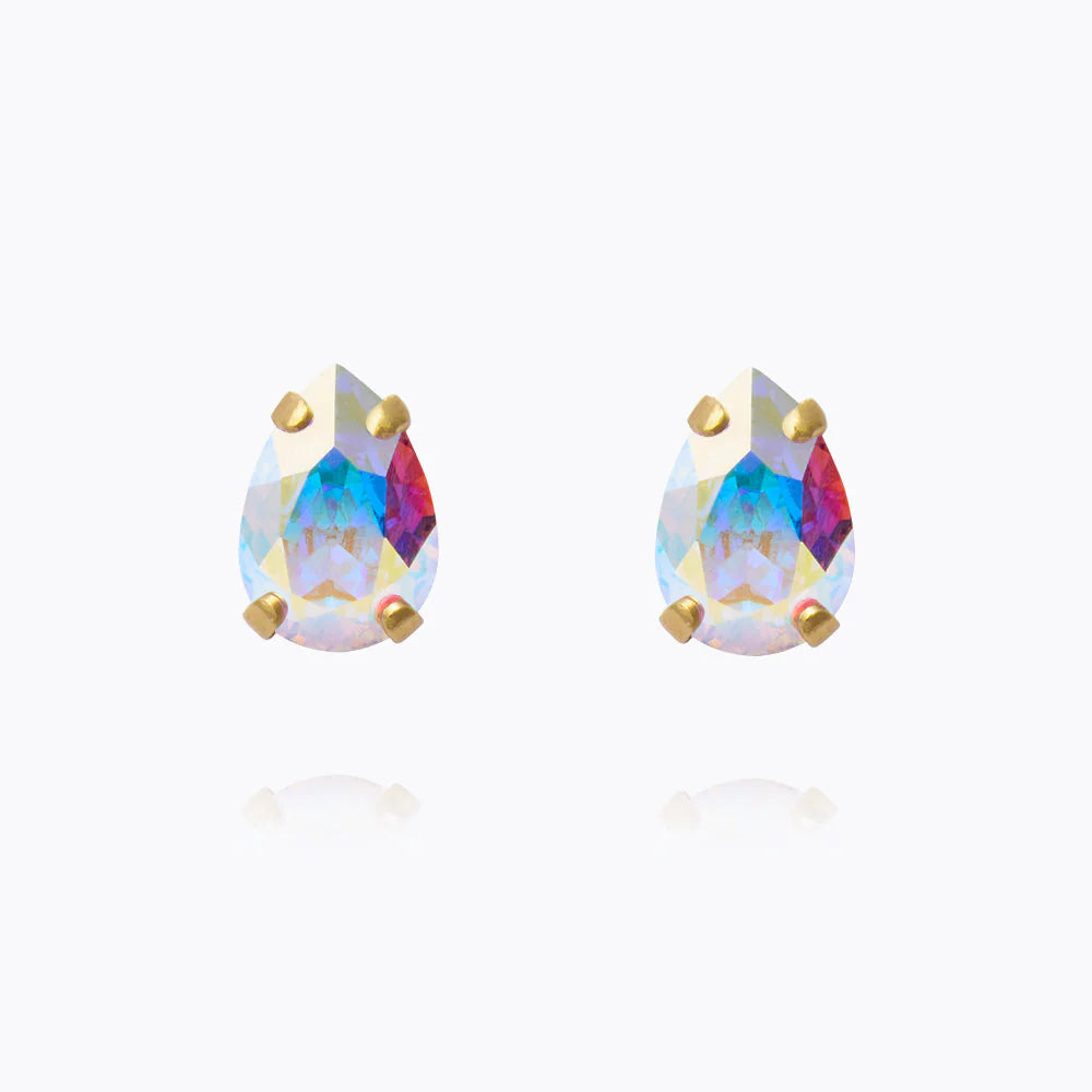 CAROLINE SVEDBOM Petite drop stud øredobber, Aurore borealis