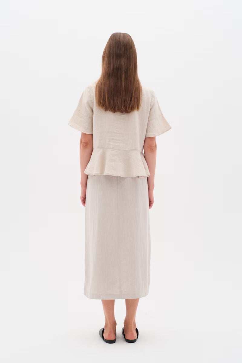 INWEAR Rimone Linskjørt, Haze melange
