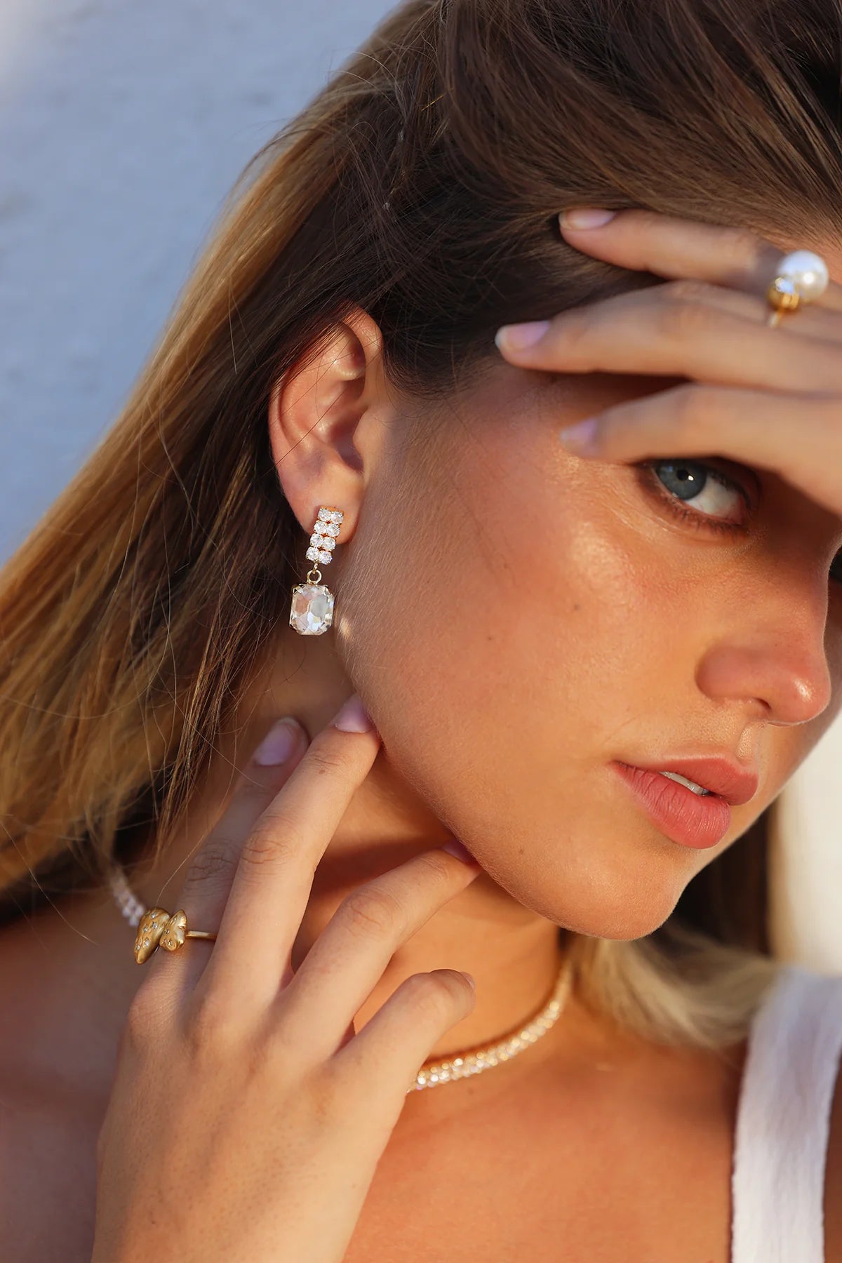 CAMILLA ØHRLING Filipa Swarovski earrings