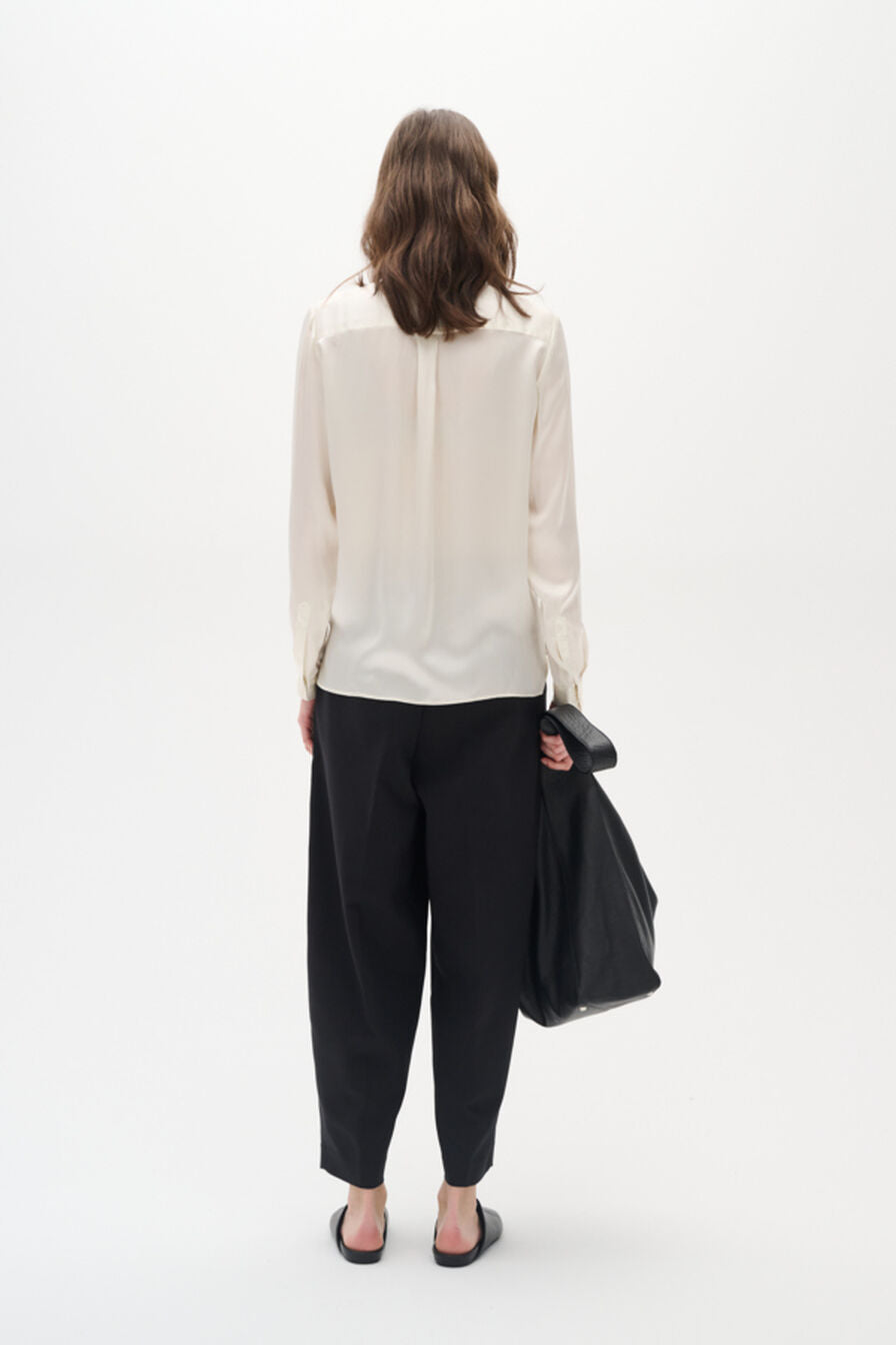INWEAR Leonore Silkeskjorte, Whisper white