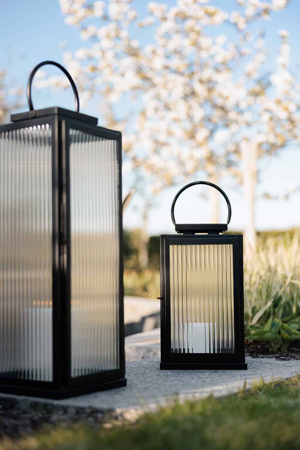 HALVOR BAKKE Brillar lanterne med rilleglass