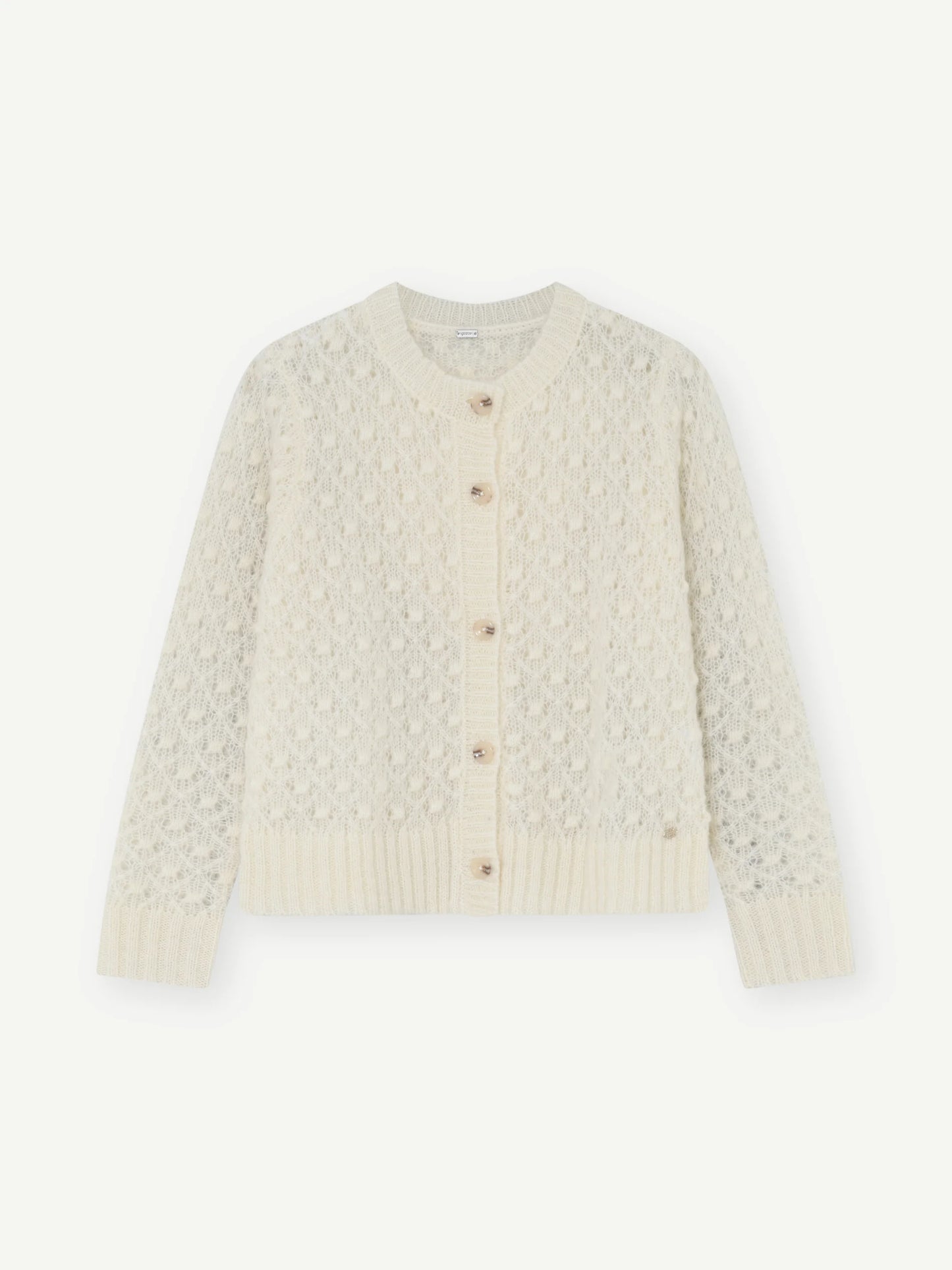 GUSTAV Magda Knit Cardigan, Offwhite