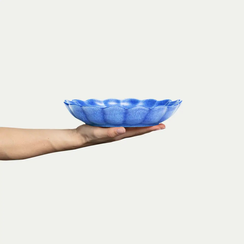MATEUS Oyster Bowl 24cm/90cl, Light blue