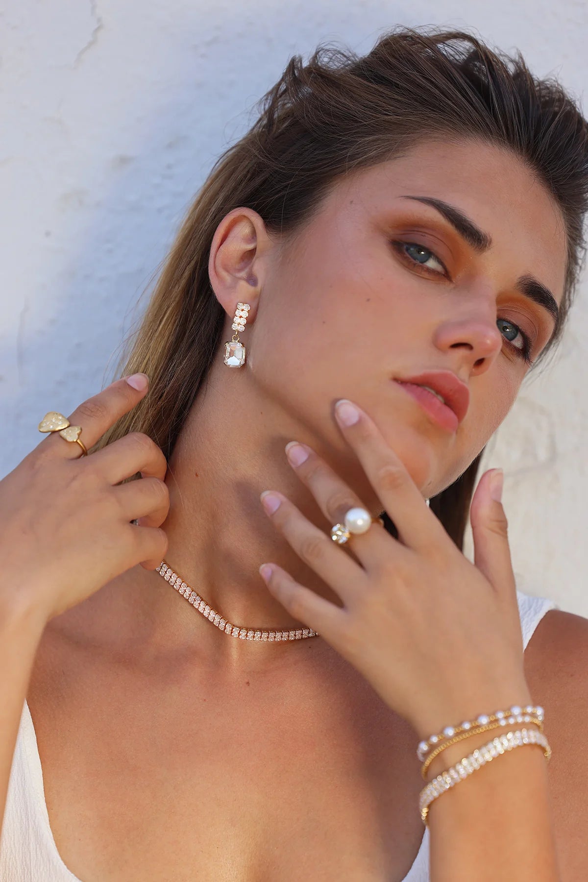 CAMILLA ØHRLING Filipa Swarovski earrings