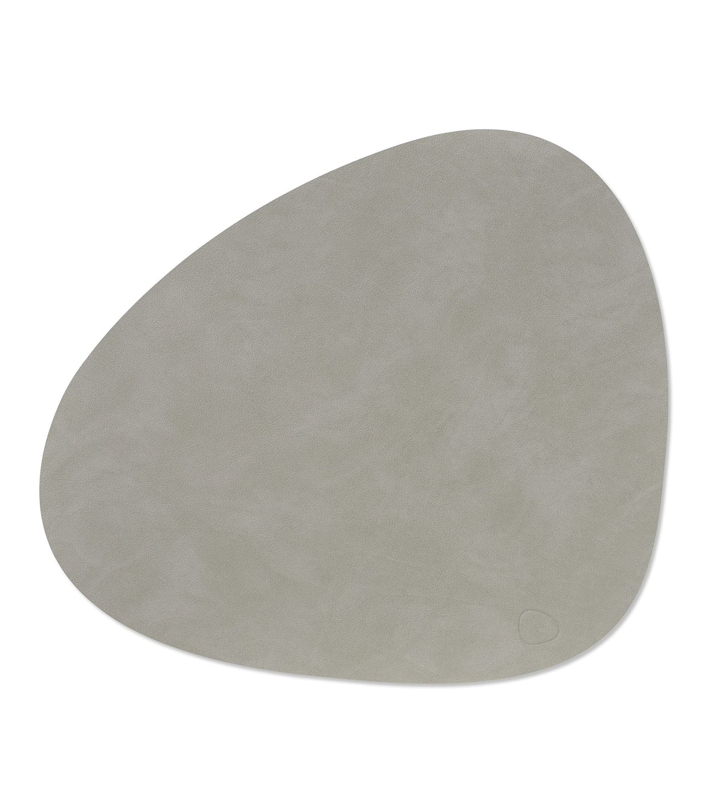 LINDDNA Bordbrikke curve, light grey