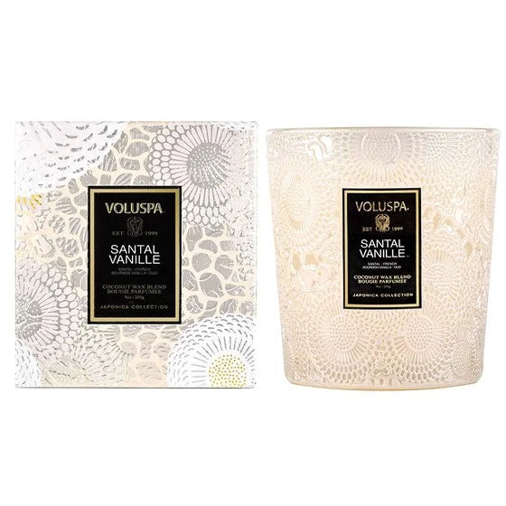 VOLUSPA Classic Boxed Candle, Santal vanille