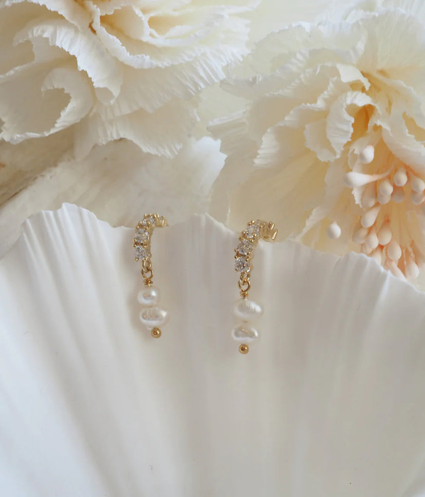 Wahl West Twin Pearl Hoops