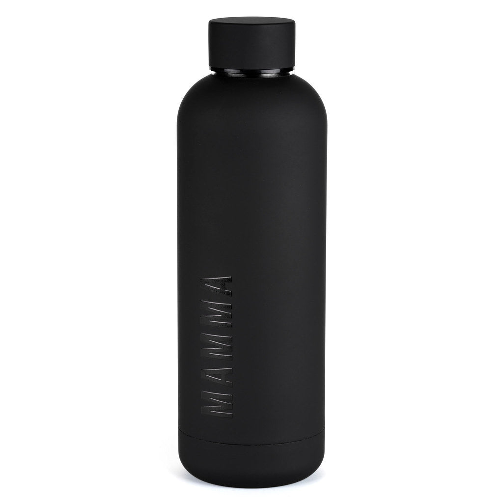 Termoflaske mamma – matt sort, 0,5l