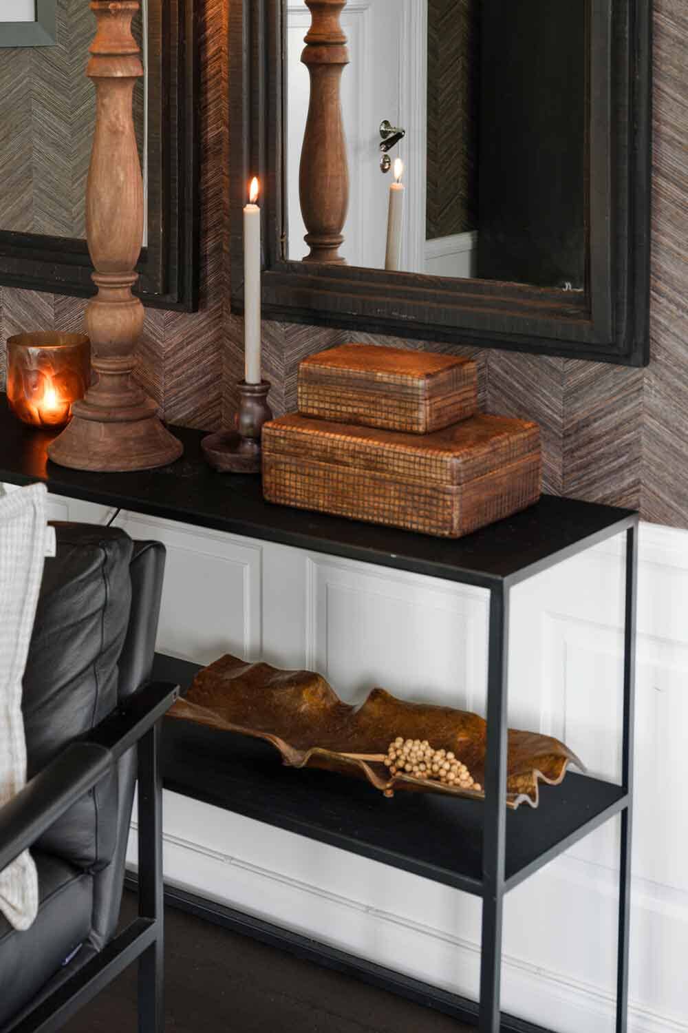 LAMA Bastogne bølgete dekorfat, metall