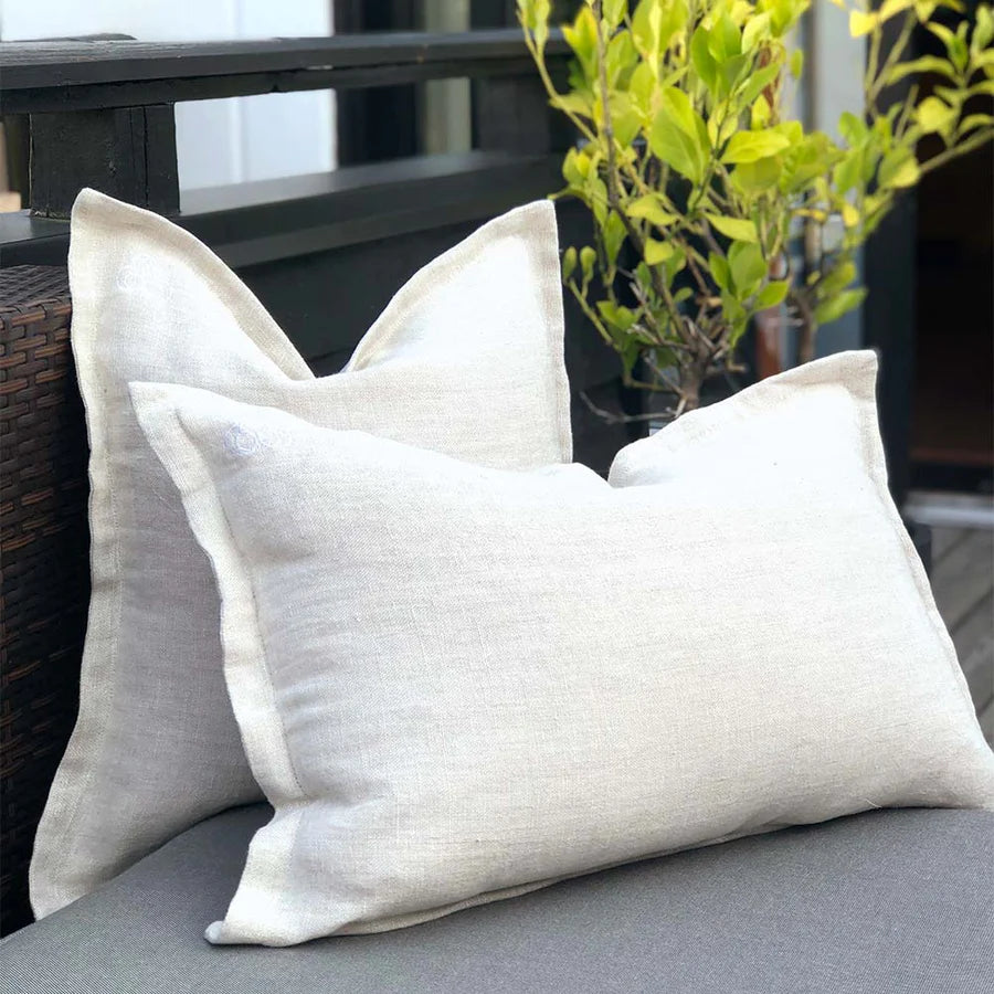 AINA SOLLIE STEEN Putetrekk i naturfarget lin