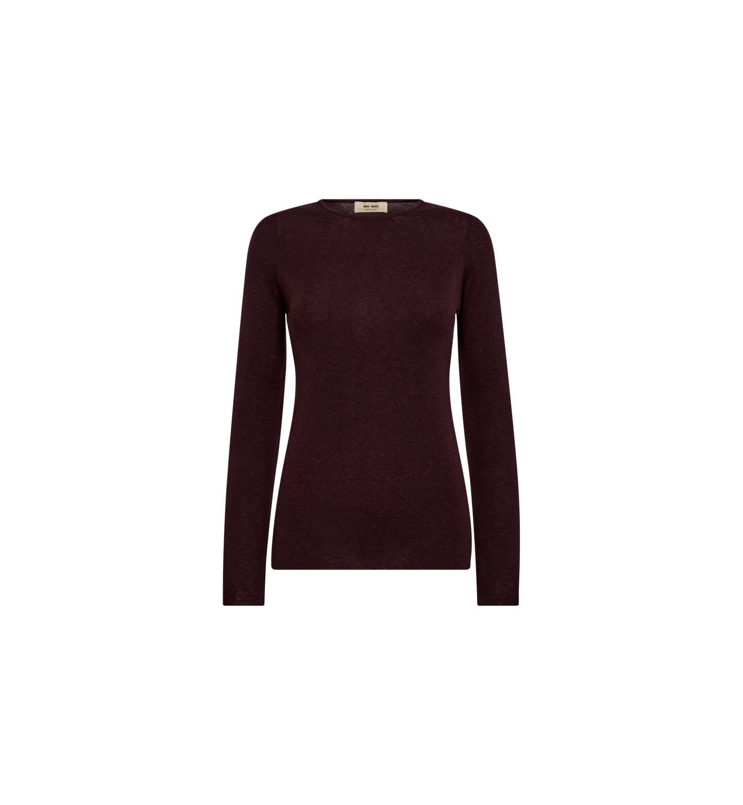 MOS MOSH Bouch O-neck Knit, Fudge