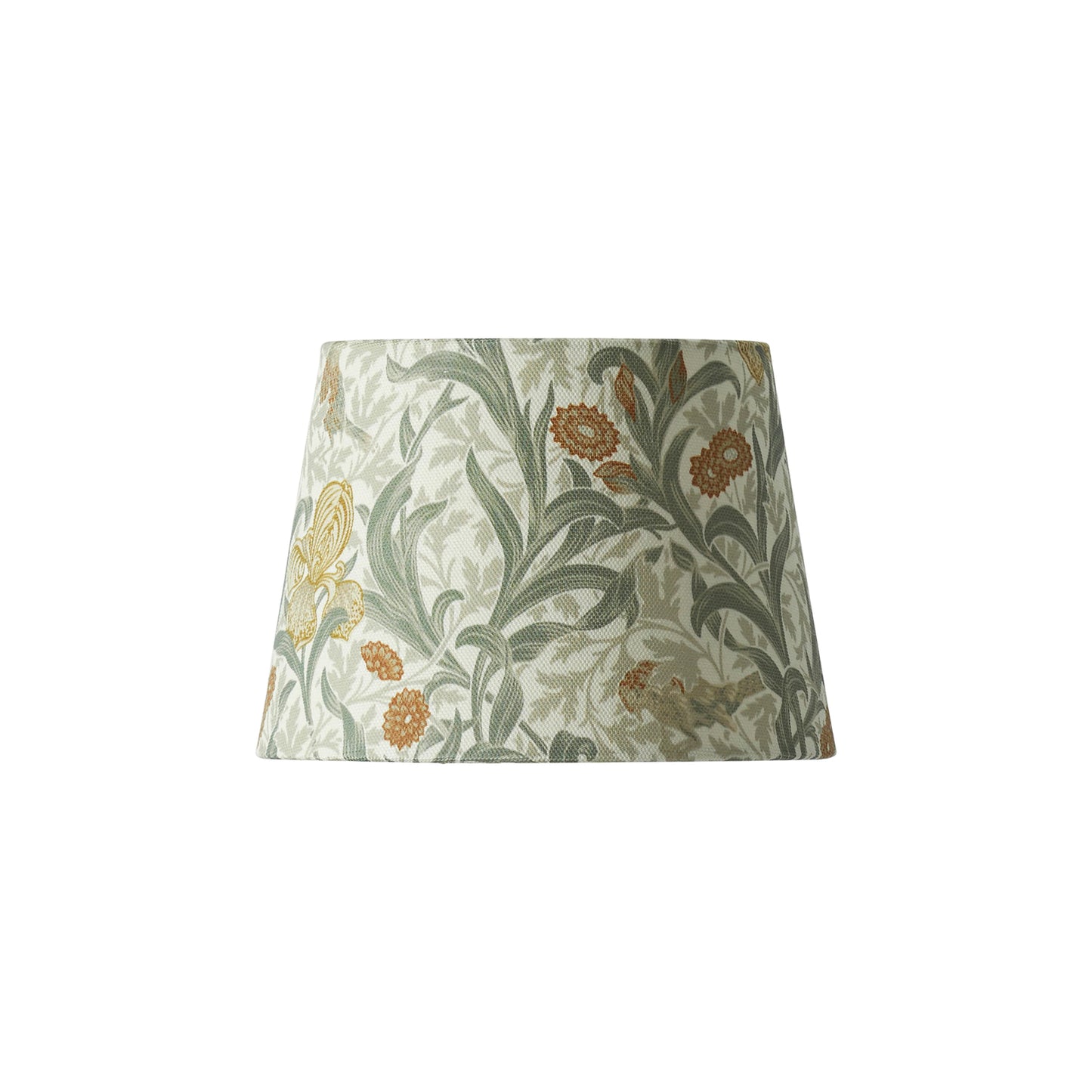 Lampeskjerm Qvist Classic Round, William Morris Iris, beige, 18 cm