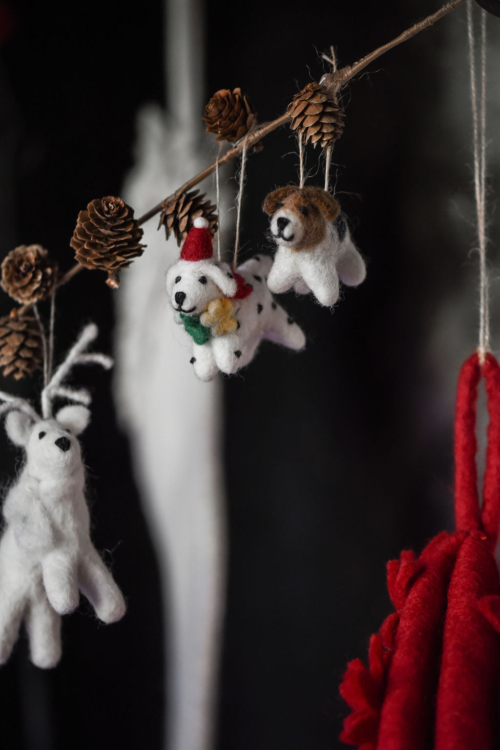 UND Ullfilt Voffen Albinohjort, 12cm