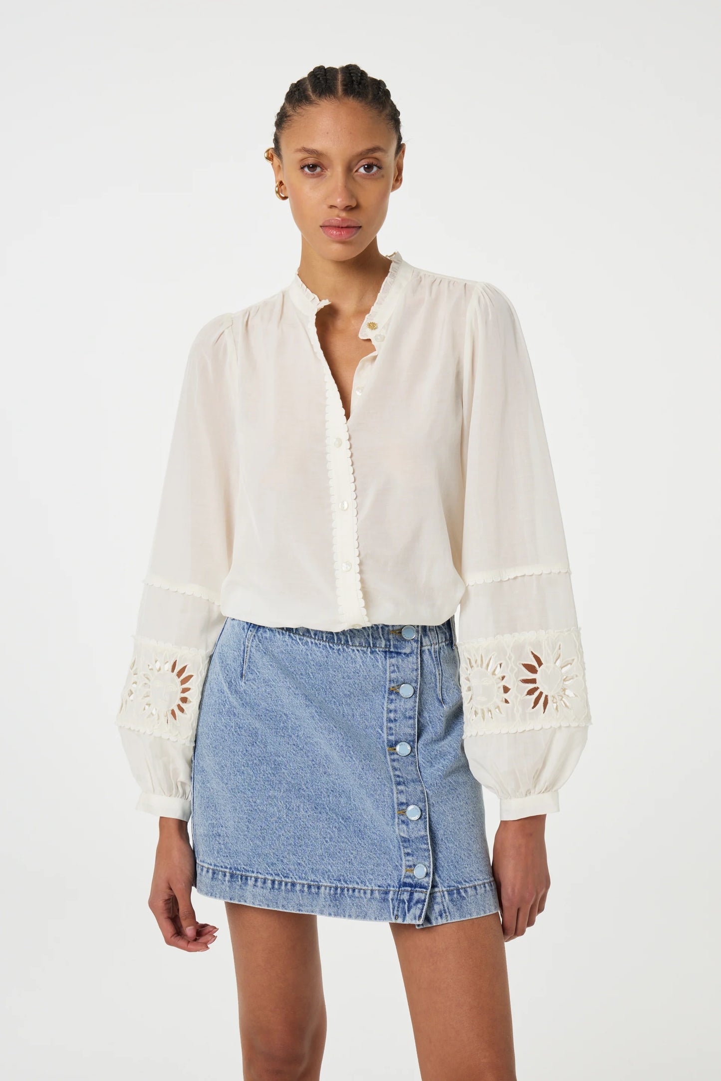 FABIENNE CHAPOT Joplin Bluse, Cozy white