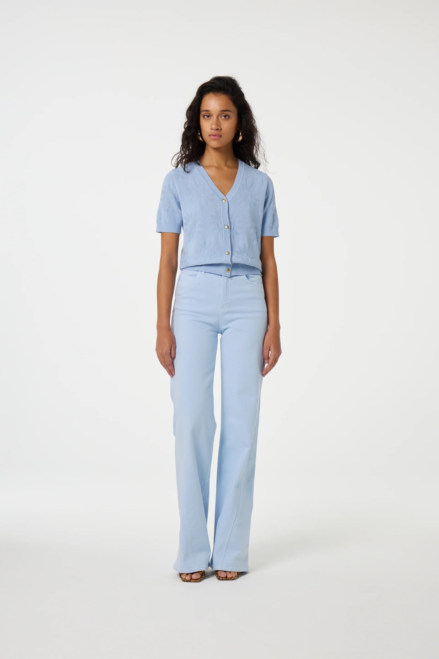 FABIENNE CHAPOT Maddy Cardigan, Summer blue