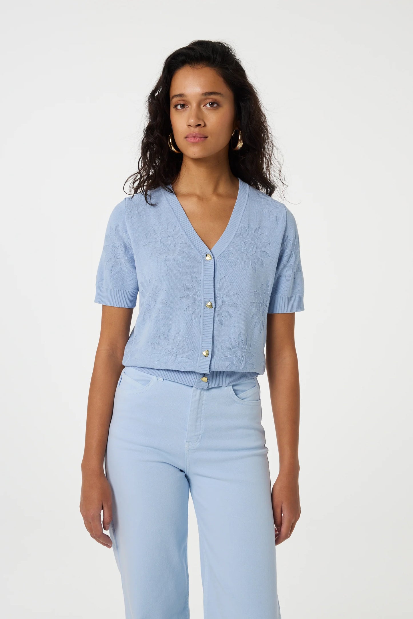FABIENNE CHAPOT Maddy Cardigan, Summer blue