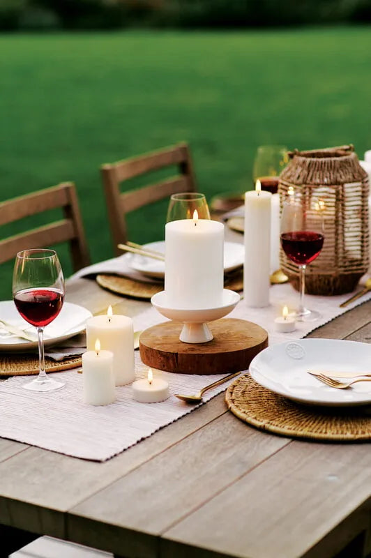 UYUNI kubbelys Pillar 10x20cm hvit