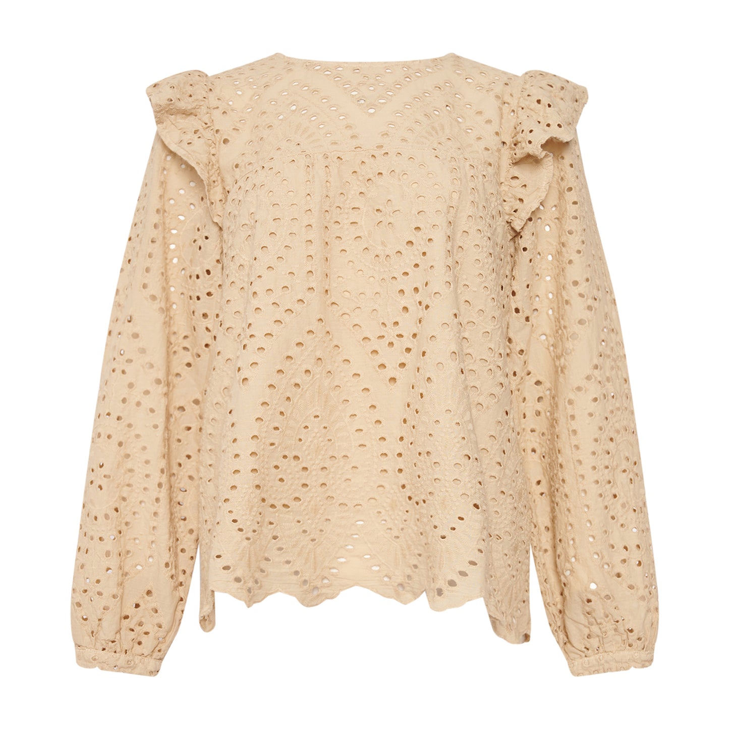 TIFFANY bluse Dalia Long SL, beige