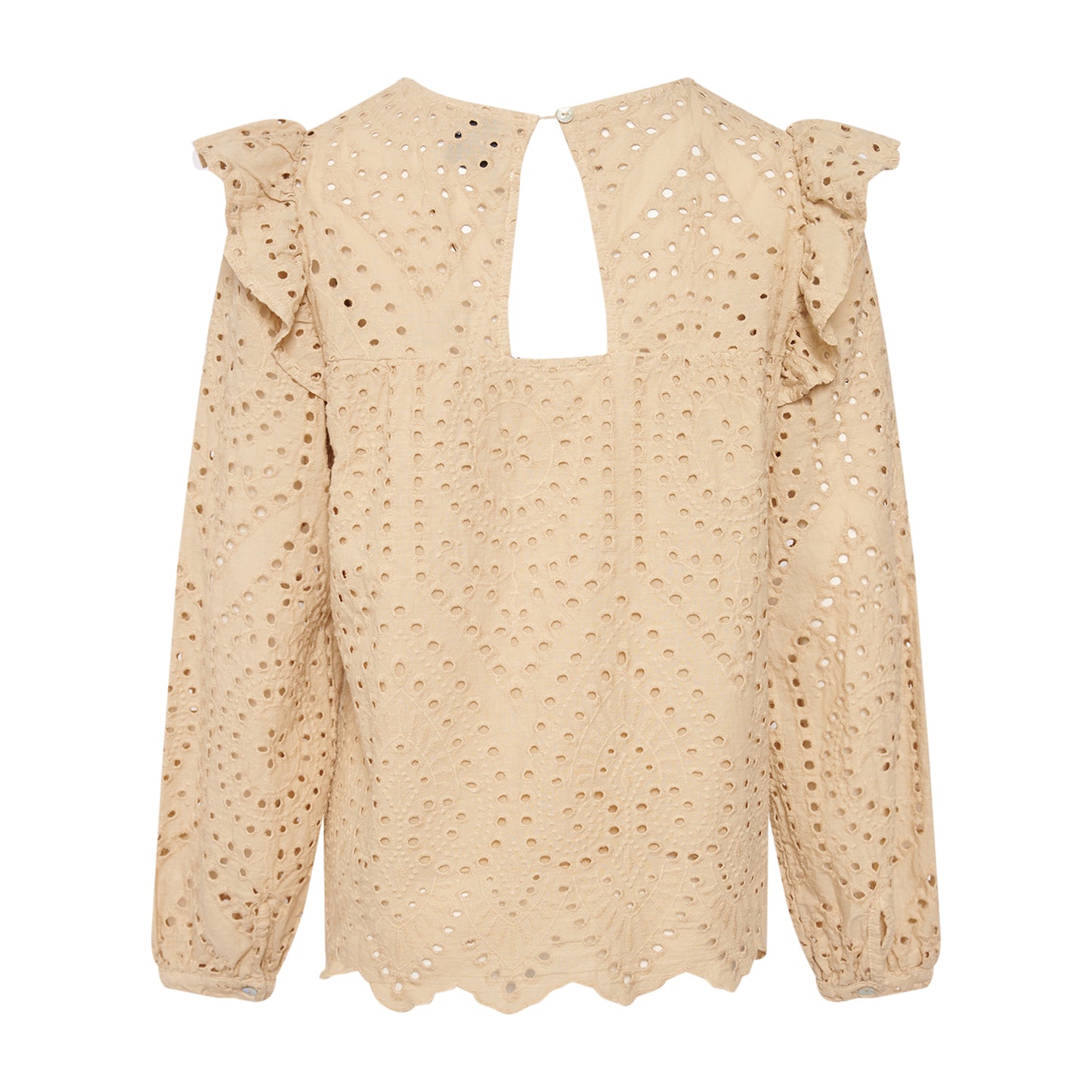 TIFFANY bluse Dalia Long SL, beige