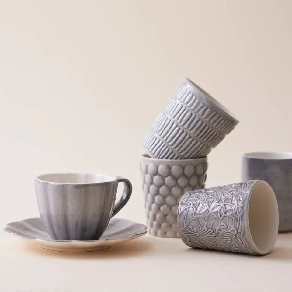 MATEUS Stripes Mug 30cl Grey