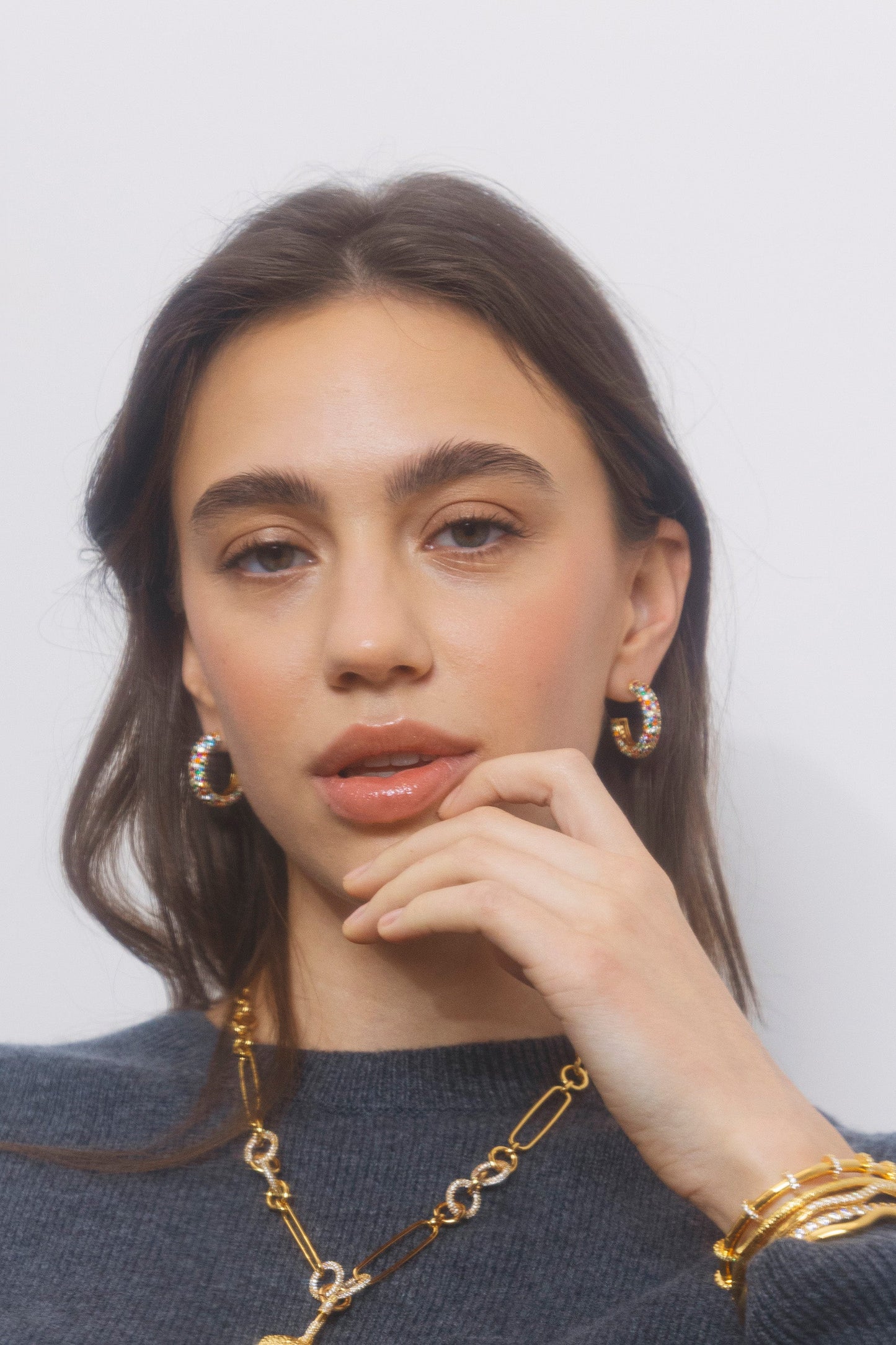 EMILIA Chunky hoops, Multi