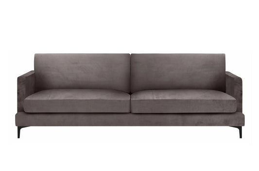 Sofa Montana 227cm x 89cm x 78 cm Velour Brown