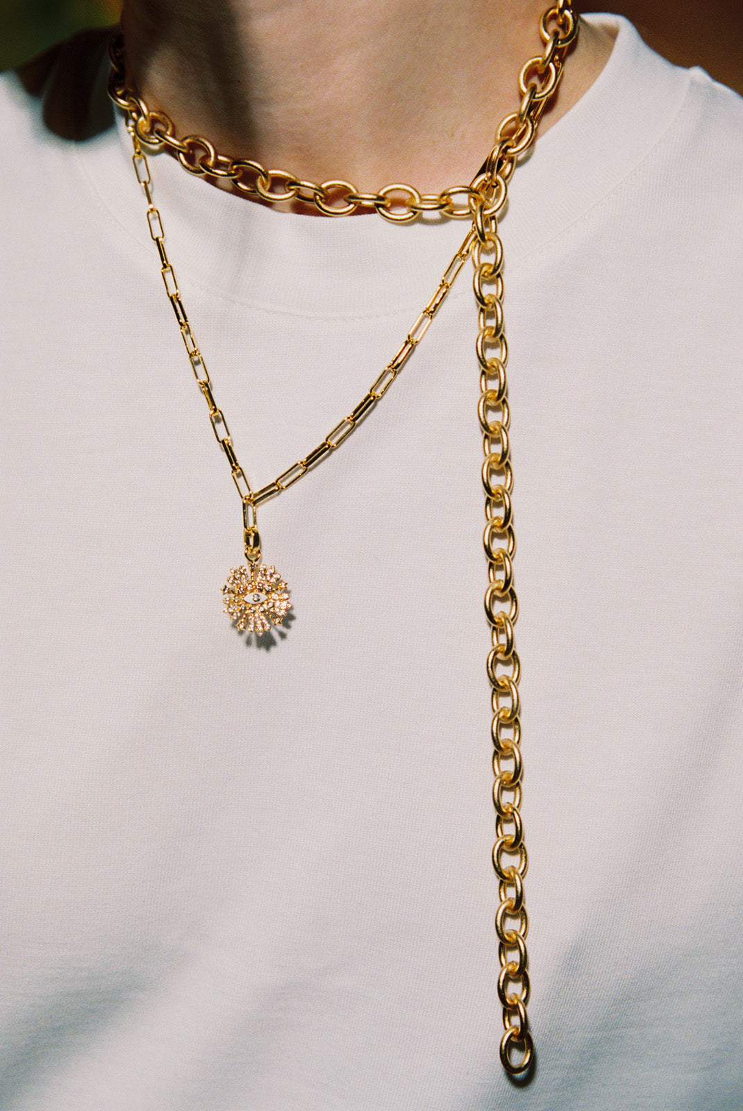 EMILIA Thick chain necklace 50cm