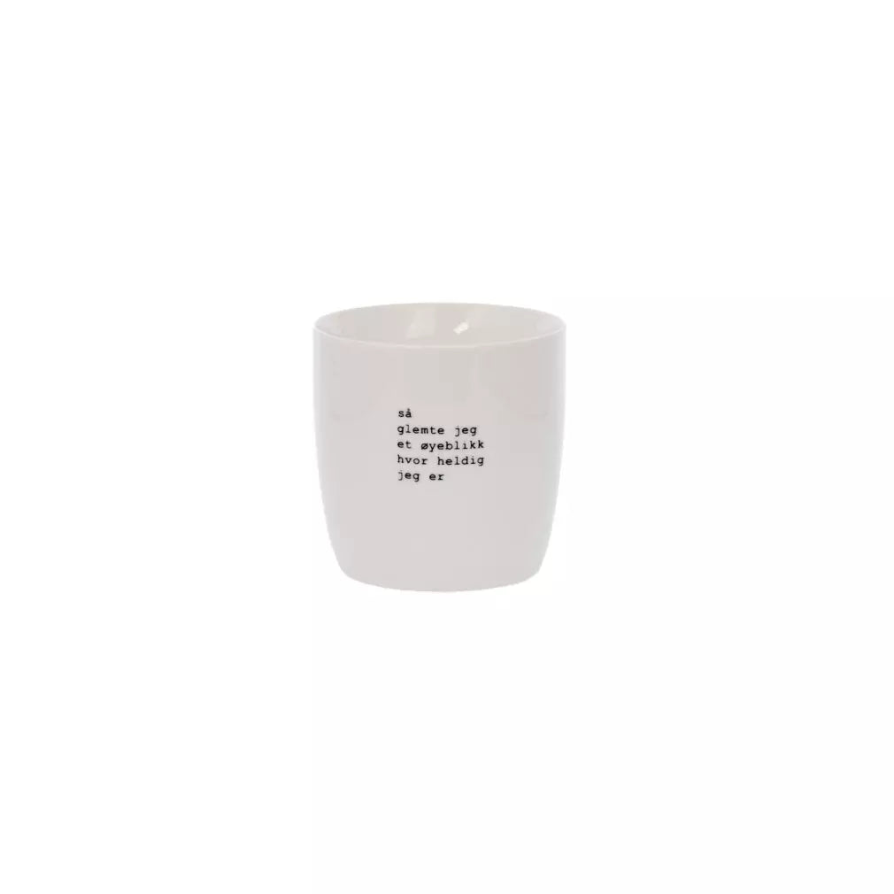 SØGNE Krus, så glemte jeg et øyeblikk hvor heldig jeg er