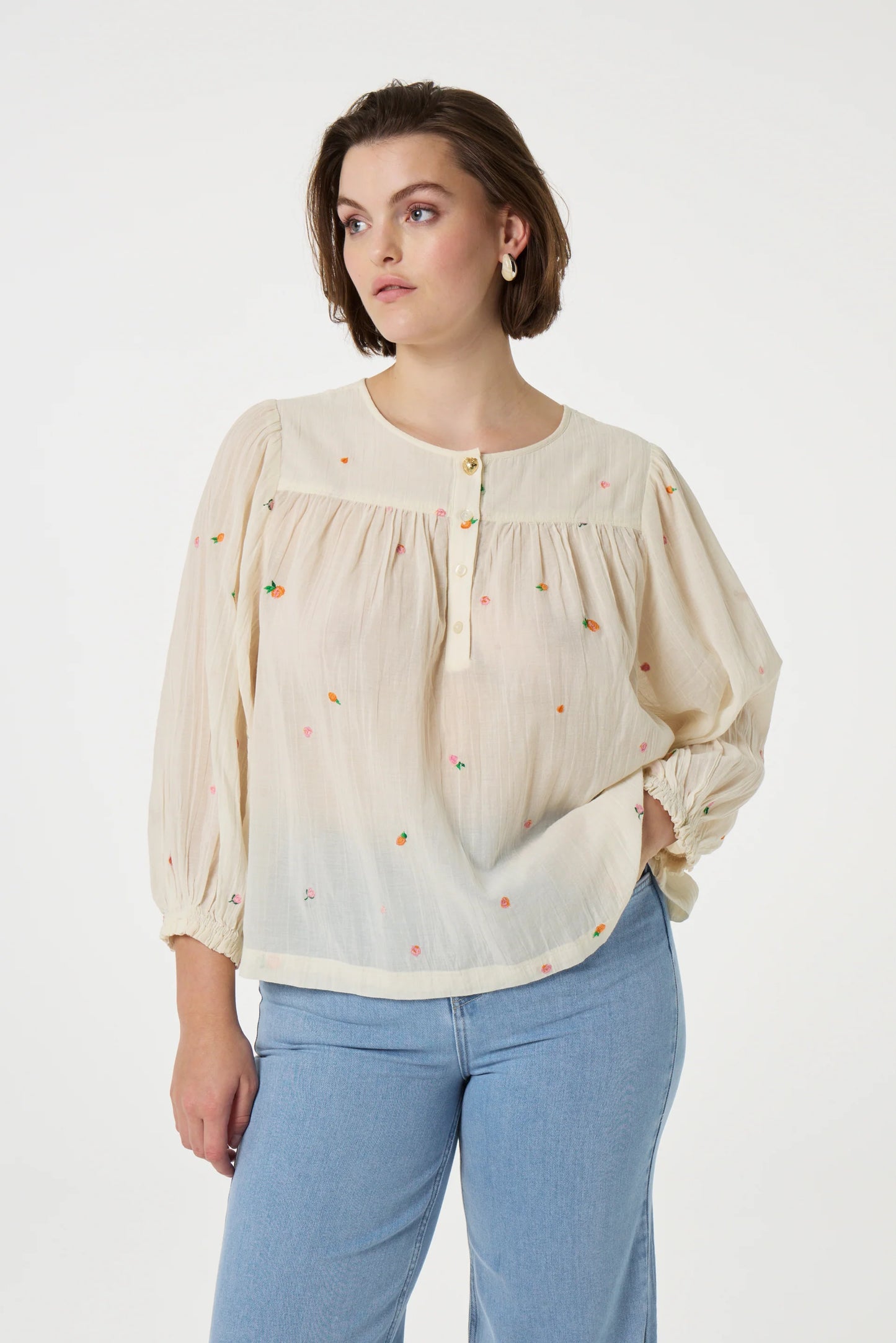 FABIENNE CHAPOT Bindi Bluse, Cozy white