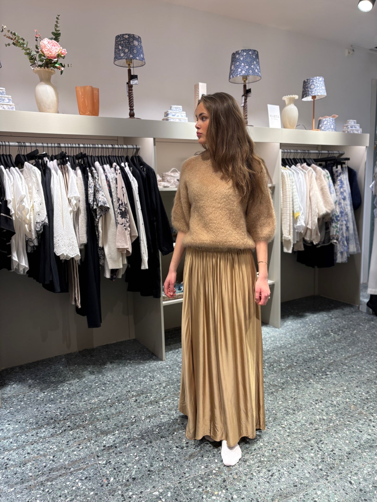 From Paris With Love Mohair T-shirt - Camel