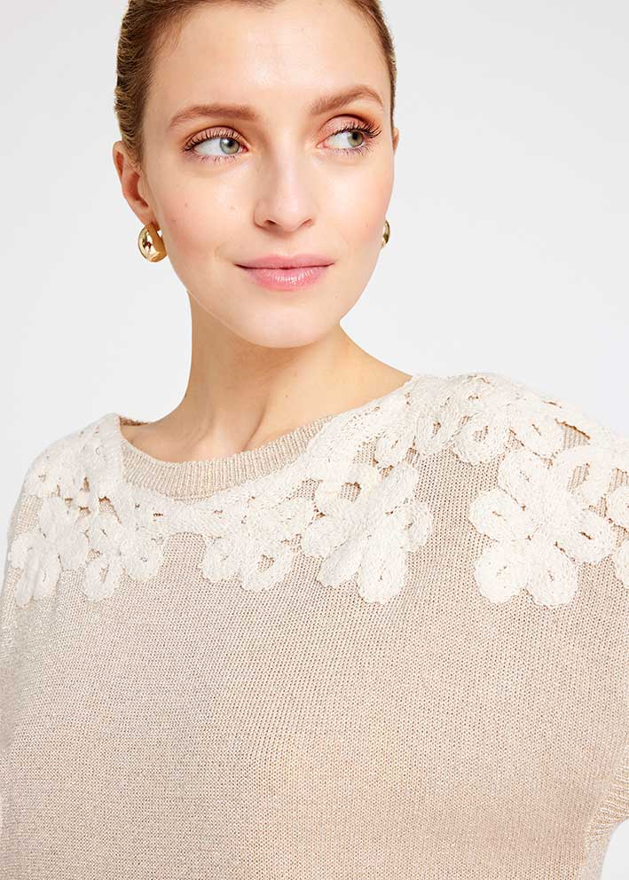 GUSTAV Odessa Topp, Beige