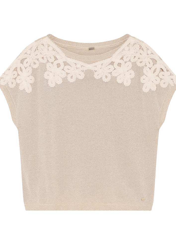 GUSTAV Odessa Topp, Beige