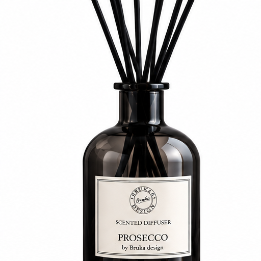 BRUKA DESIGN produktillustrasjon i sotet glass