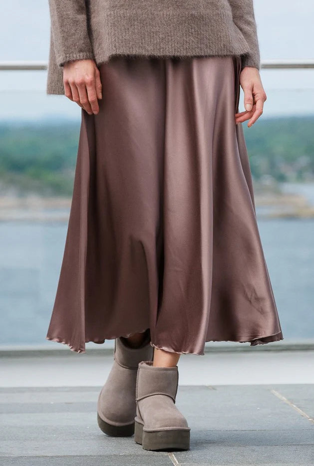 ANE MONE Amira Skjørt, Brun