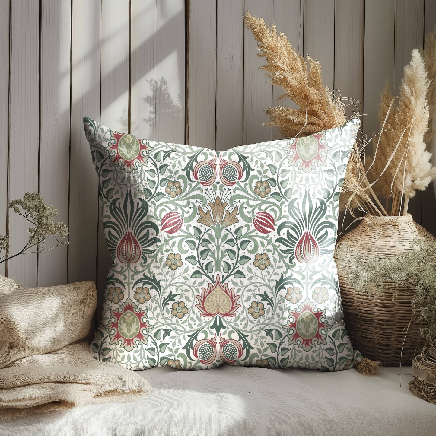 William Morris Persian putetrekk i lin, 50x50cm