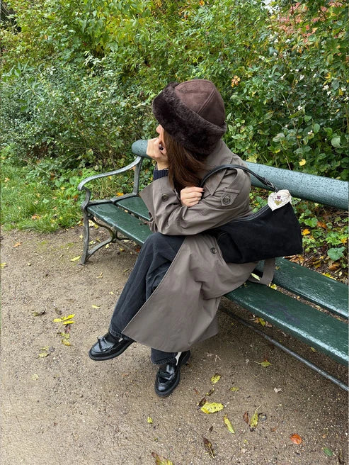 Dora Shearling Hatt, brun