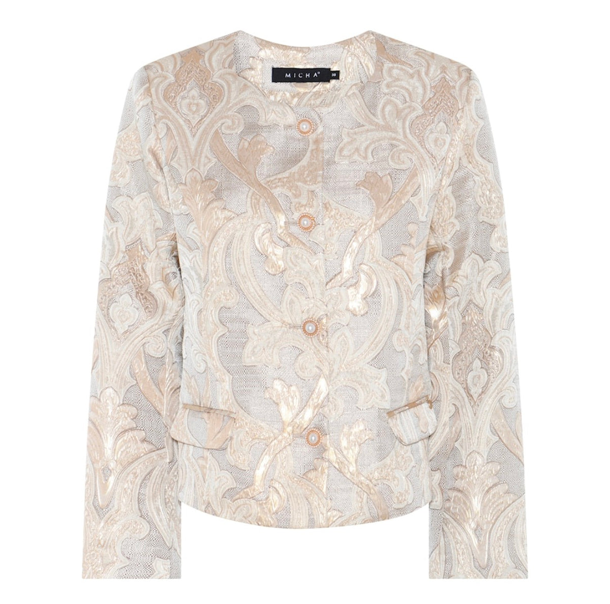 Micha Golden Brocade – jakke Rose Gold