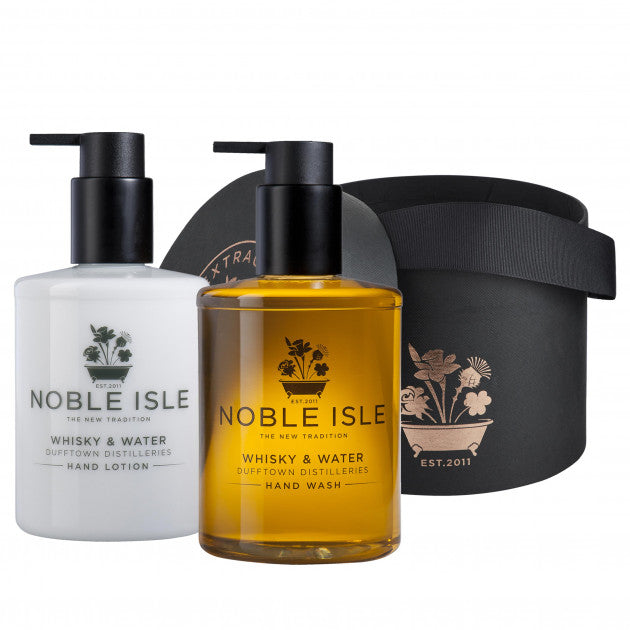 NOBLE ISLE Whiskey & Water Hand Care Set