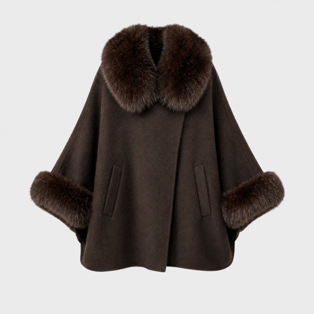 From Paris With Love, Wool Cape Choco, One Size