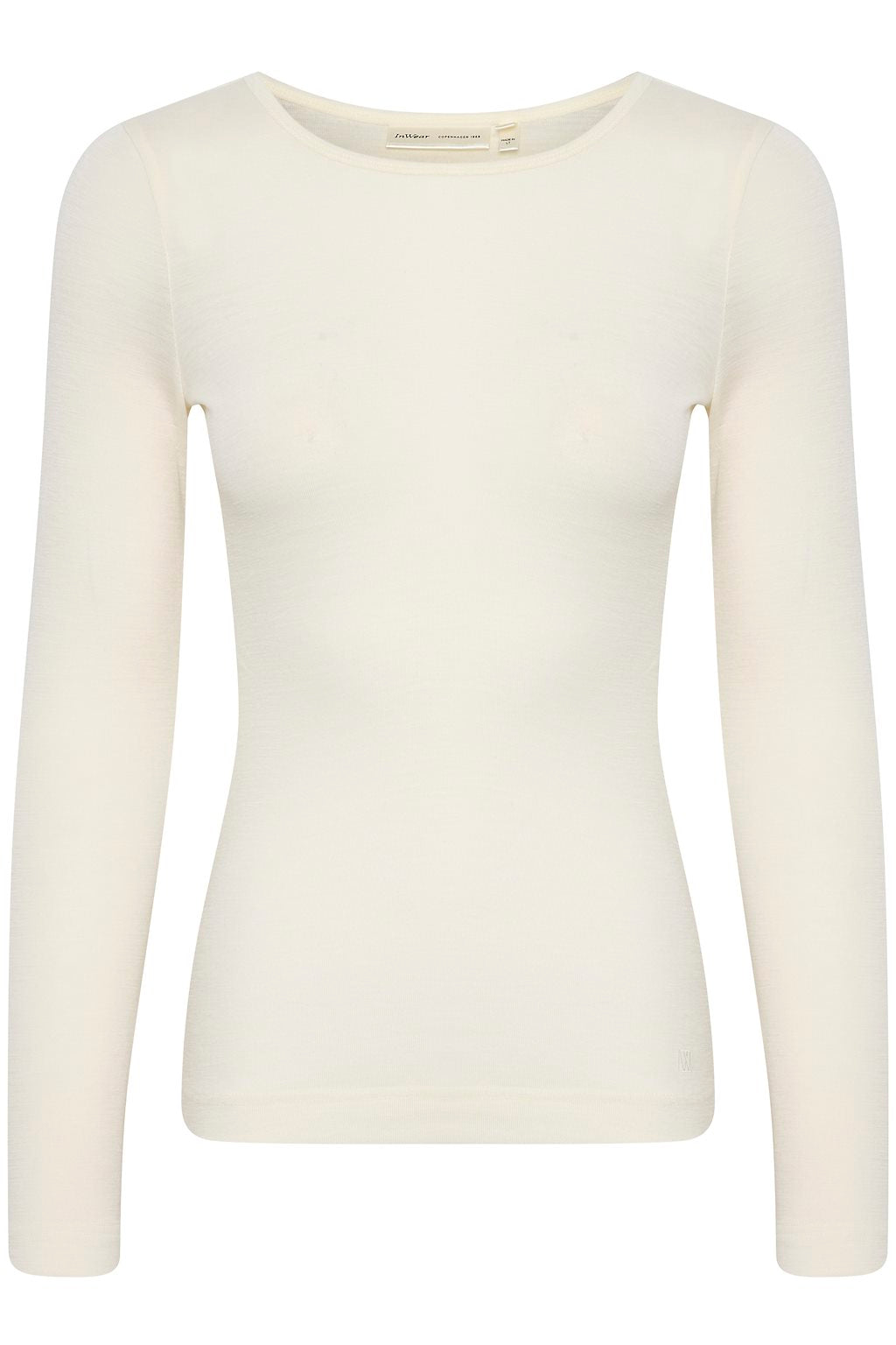 INWEAR Fang t-skjorte langermet, whisper white