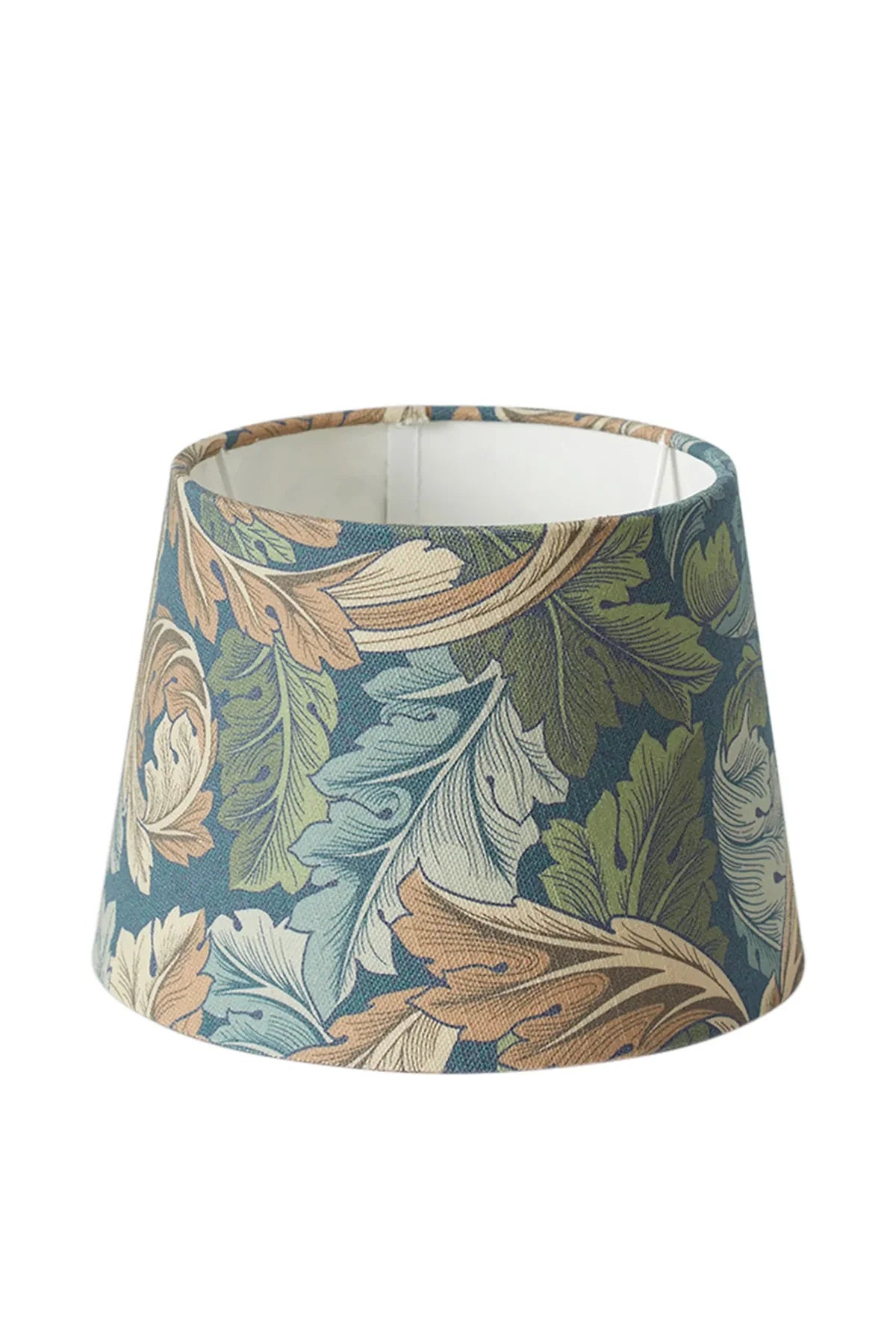 Lampeskjerm , William Morris Acanthus blue, 22 cm