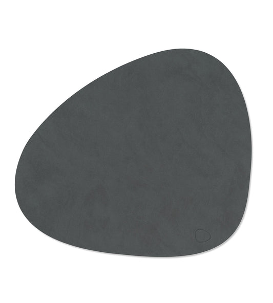 LINDDNA Bordbrikke curve, anthracite